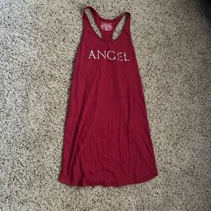 BNWOT Victoria’s Secret super soft heather red “Angel” nightshirt dress - size S